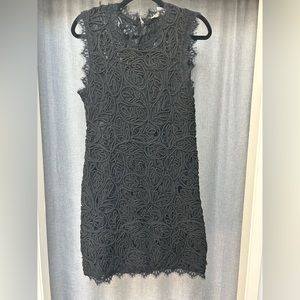 Sans Souci XL black lace mini dress